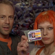 Bruce Willis and Milla Jovovich in Fifth Element.